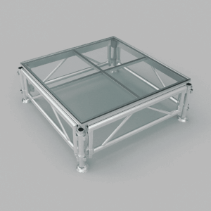 Aluminum Glass stage